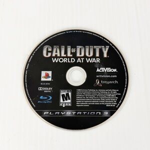 Call of Duty World at War Video Game for Sony PlayStation 3 PS3 Disc Only